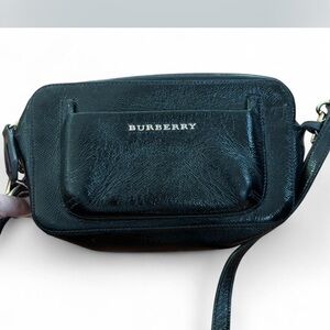Burberry black Leather Crossbody Bag
